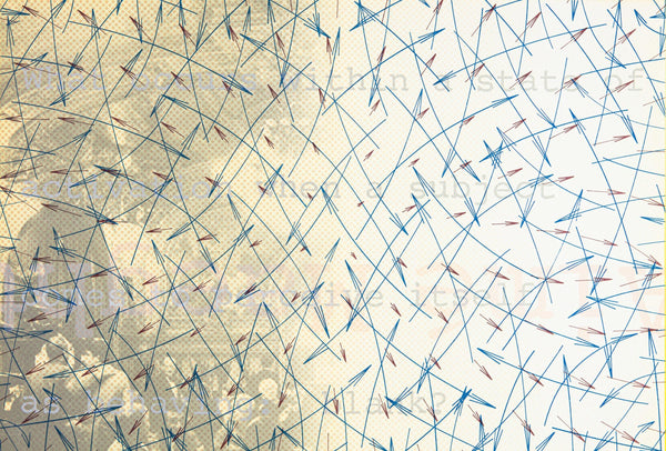 Shusaku Arakawa 荒川 修作, Composition, Derrière le miroir, Limited Edition Lithograph