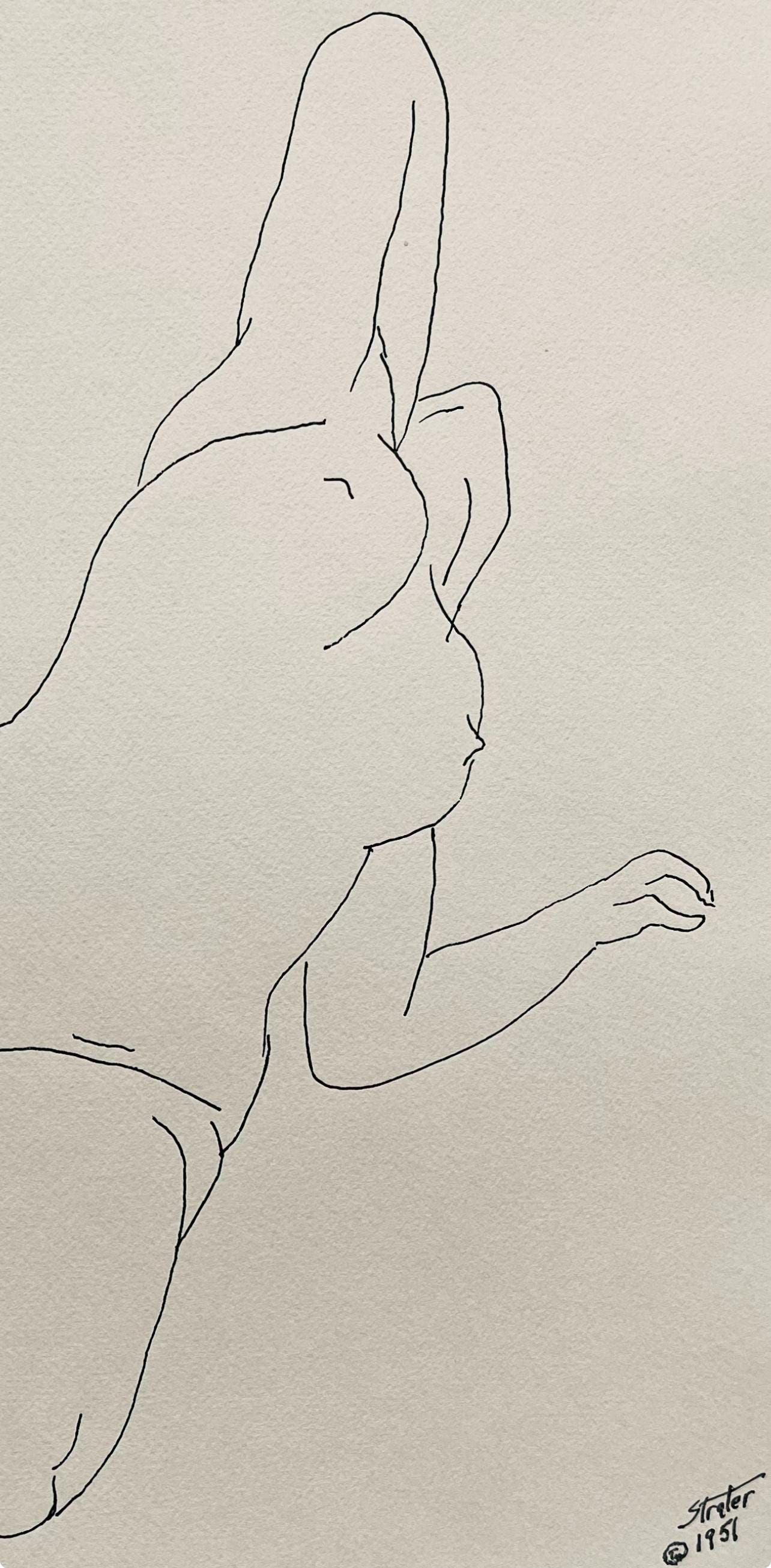 Henry Strater, Composition, 24 Drawings by Henry Strater, Limited Edition Lithograph