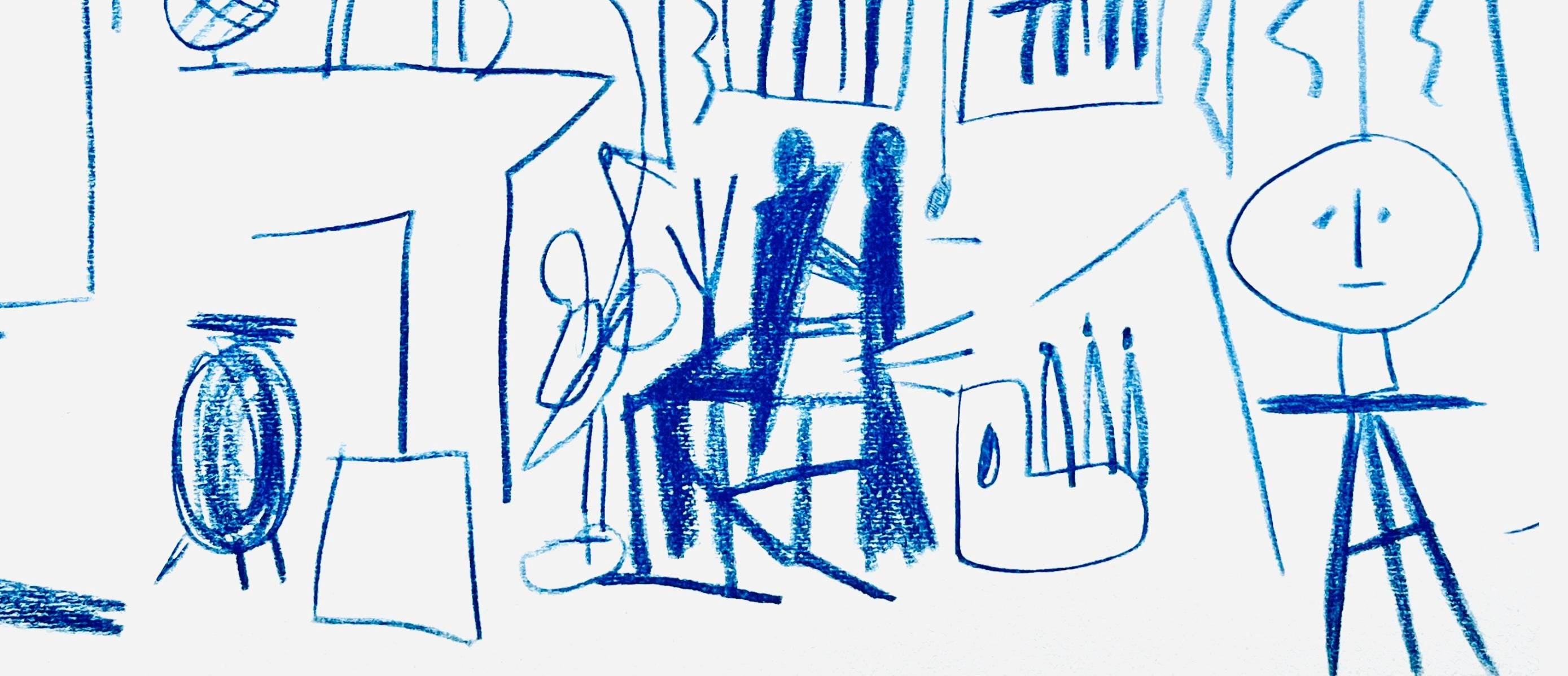 Pablo Picasso, Composition (Cramer 101), Carnet de la Californie, Limited Edition Lithograph
