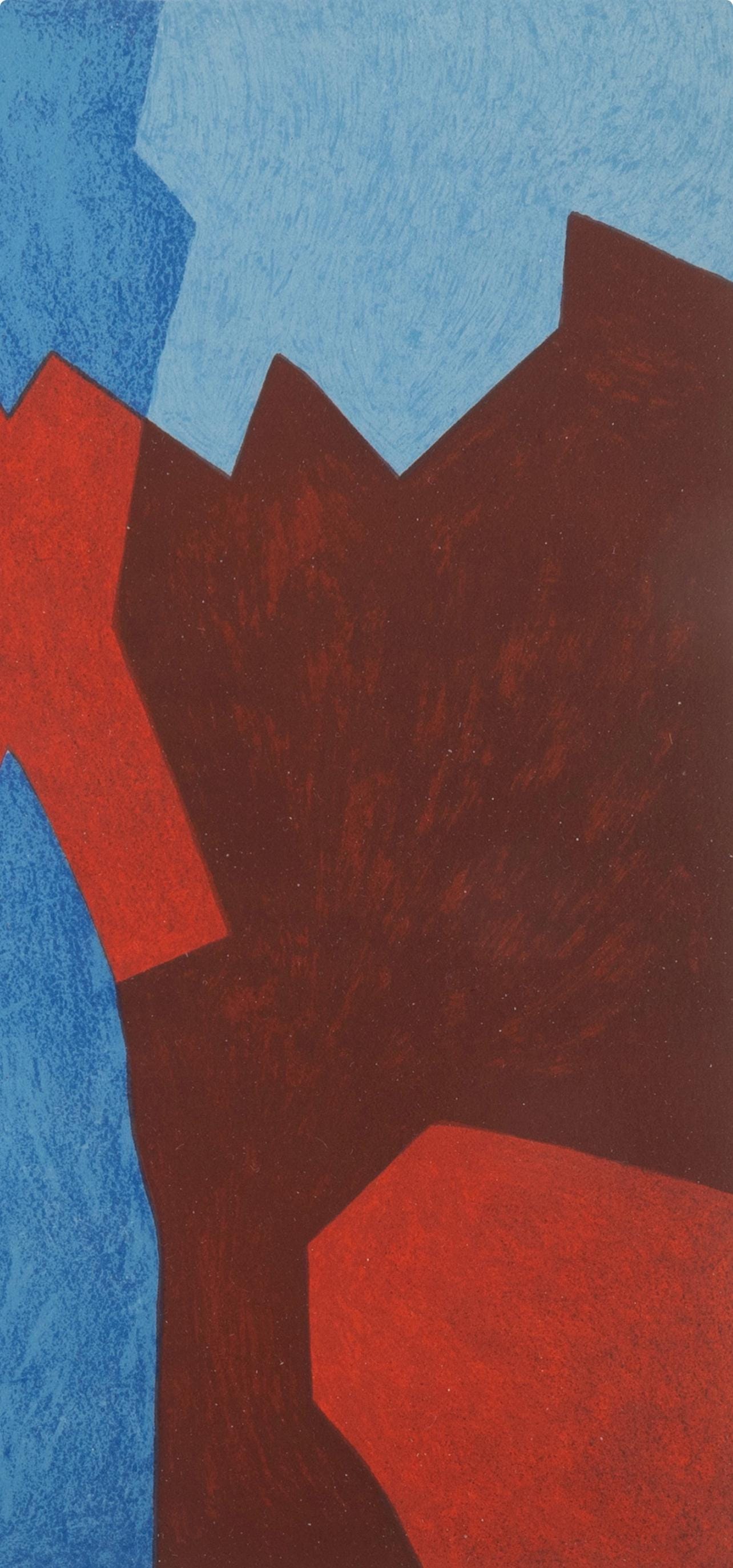 Serge Poliakoff, Composition, San Lazzaro et ses Amis, XXe Siècle, Limited Edition Lithograph