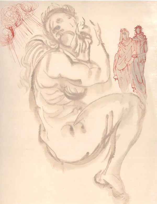 Salvador Dali, The Siren of the Dream (Michler/Löpsinger 1039-1138; Field 189-200), La Divine Comédie, Limited Edition Woodcut