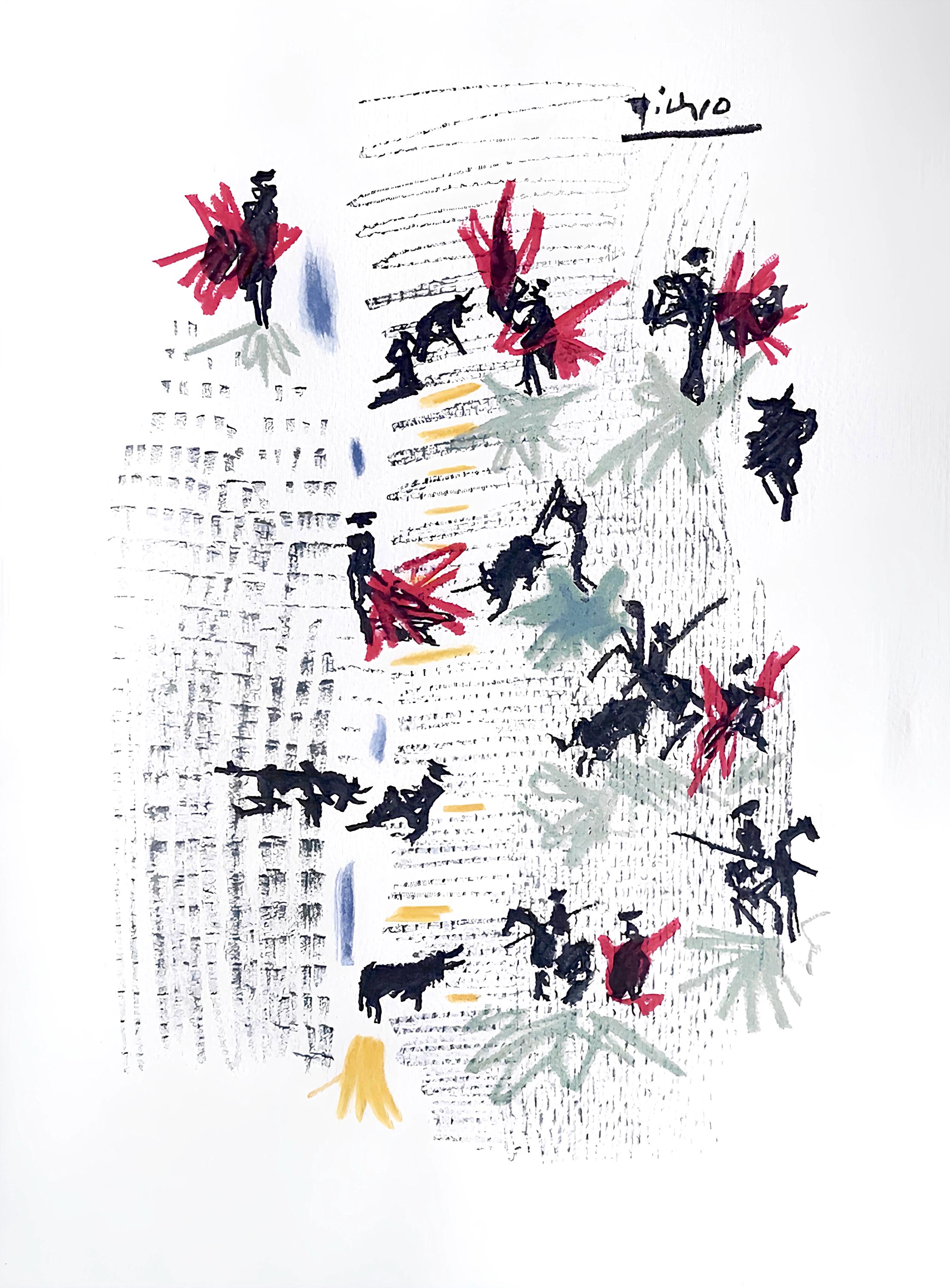Pablo Picasso, Composition, Chant funèbre pour Ignacio Sanchez Mejías, Limited Edition Lithograph