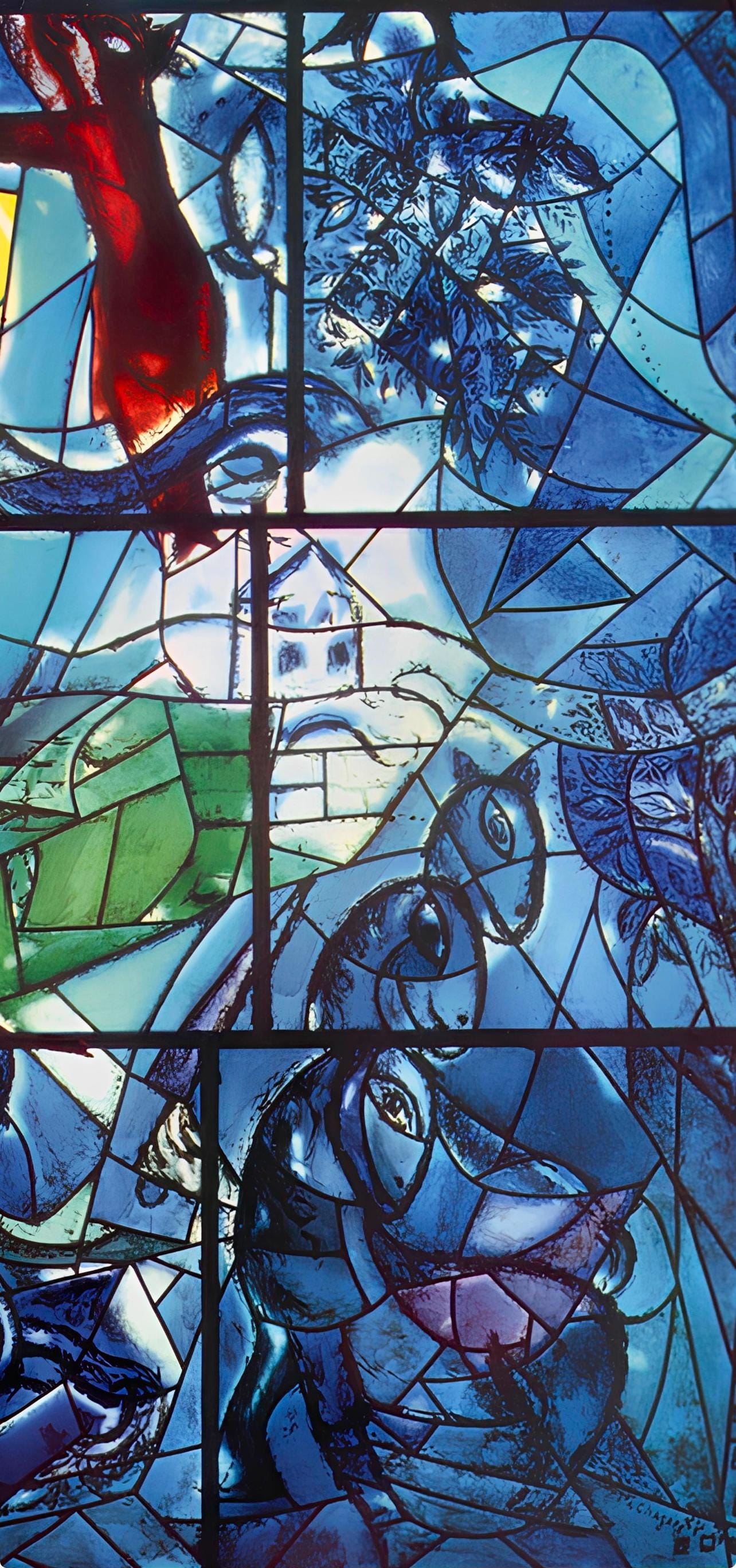 Marc Chagall, Tribe of Dan, Jerusalem Windows, Limited Edition Lithograph