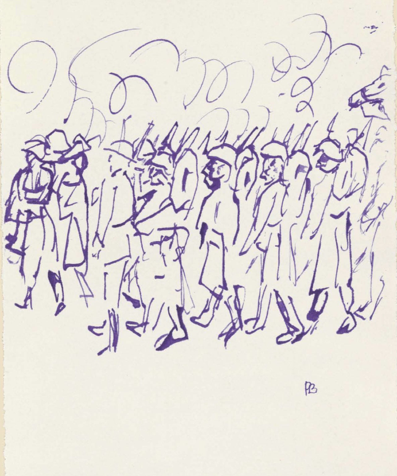 Pierre Bonnard, Composition (Terrasse 54), Pierre Bonnard Correspondences, Limited Edition Lithograph