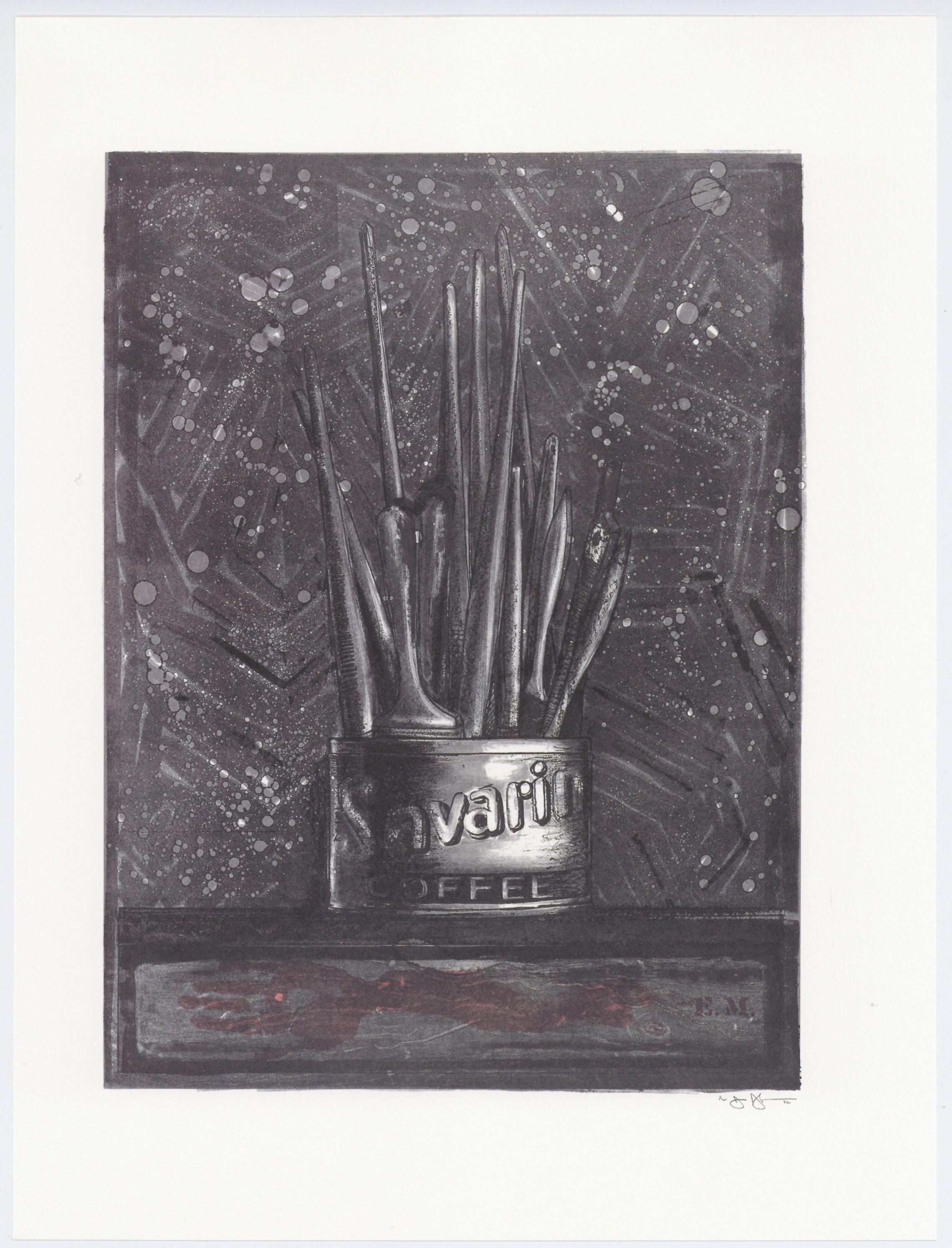 Jasper Johns, Composition, Jasper Johns, 17 Monotypes, Limited Edition Héliogravure