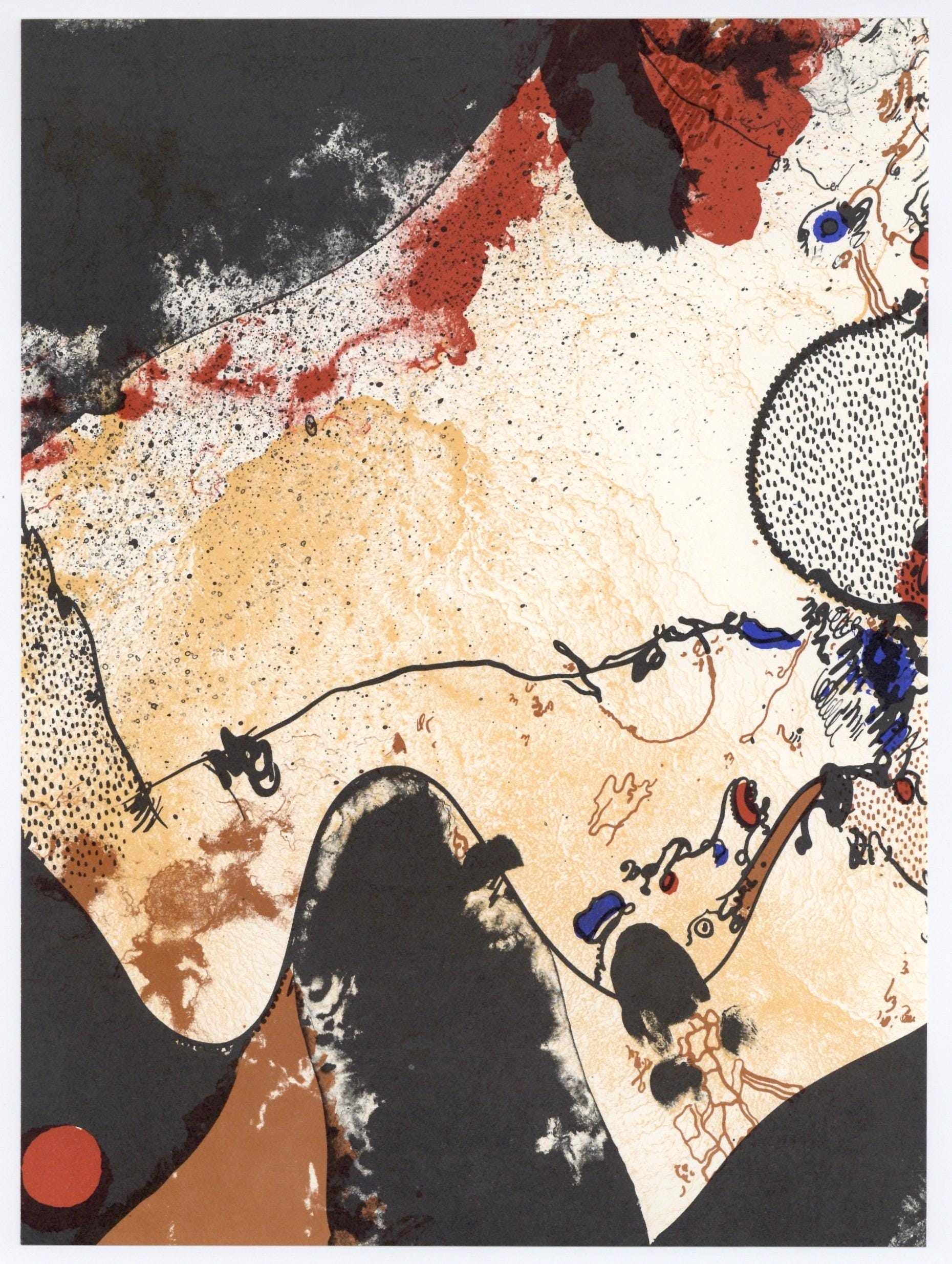 Josep Guinovart Bertrán, Composition, Ediciones Polígrafa, Redfern Gallery, Limited Edition Lithograph