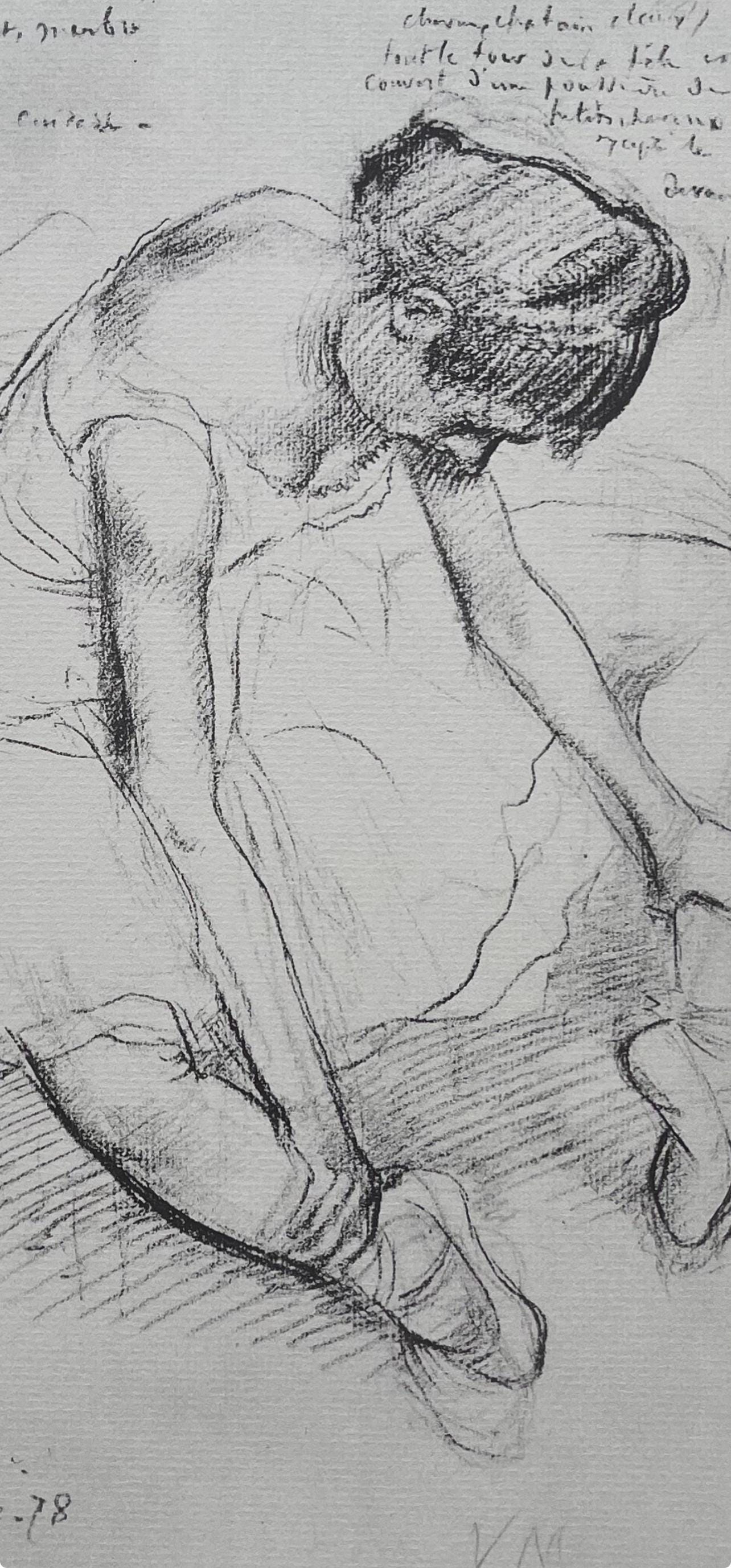 Edgar Degas, Melina Darde, Ten Ballet Sketches, Limited Edition Lithograph