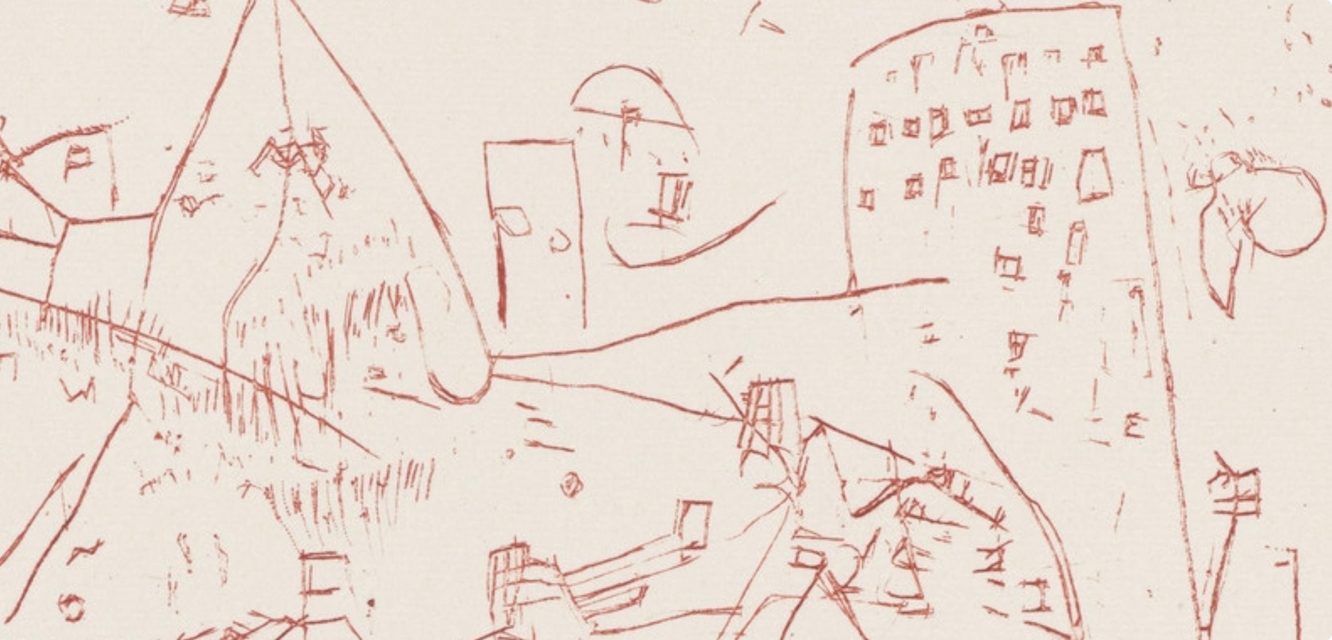 Wols, Composition, Feuilles éparses, Limited Edition Etching