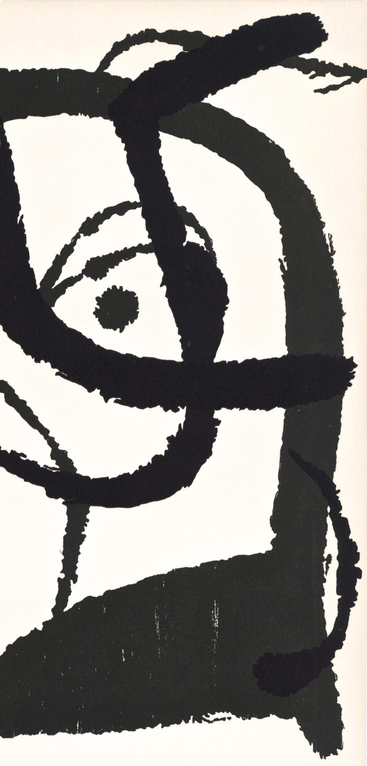 Joan Miró, Composition (Dupin 1292), Miró Graveur, Limited Edition Woodcut