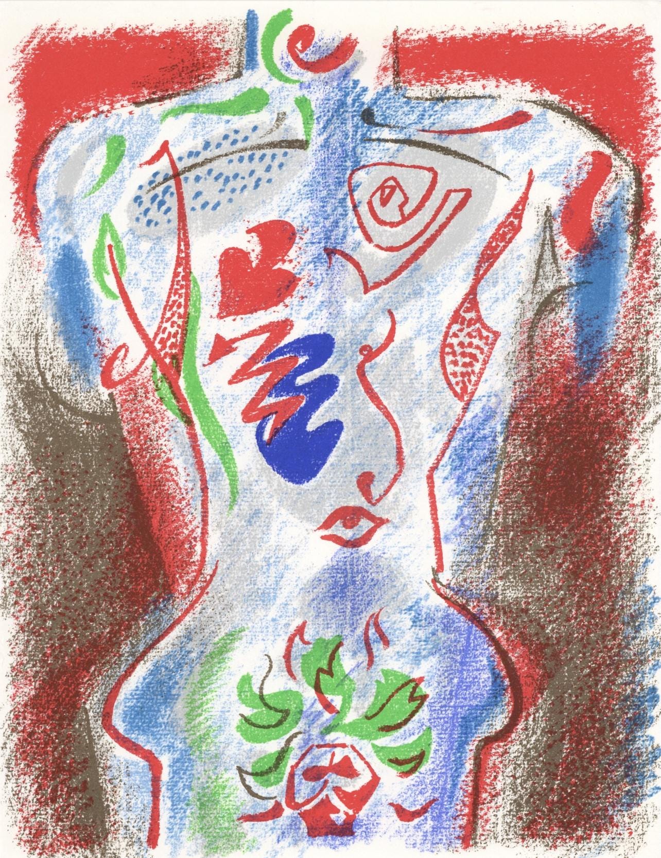 André Masson, Composition, XXe siècle, Limited Edition Lithograph