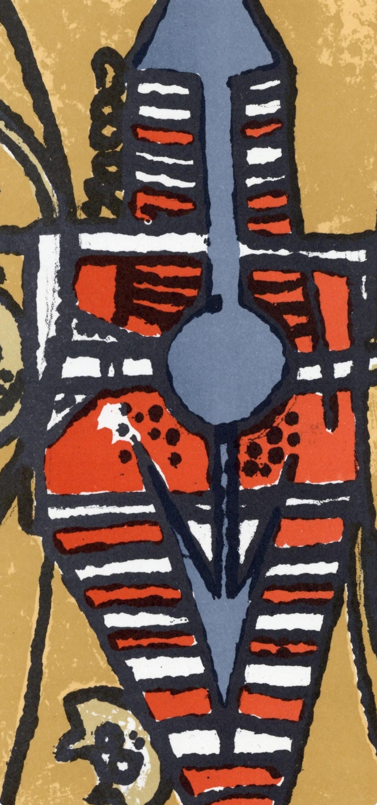 Wifredo Lam 林飛龍, Les affinites ambigues, XXe siècle, Limited Edition Lithograph