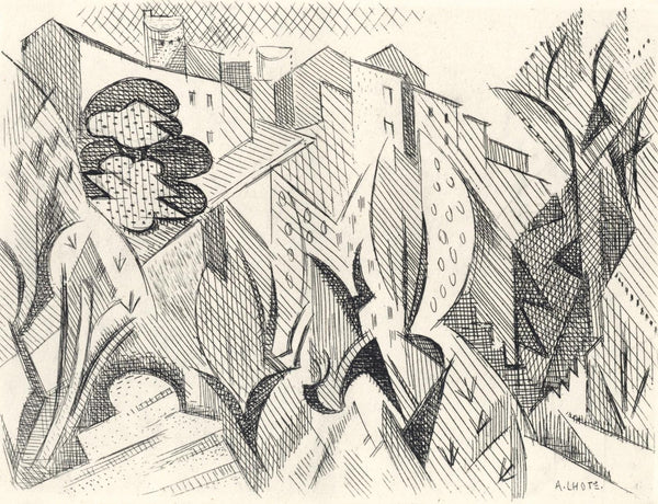 André Lhote, Composition, Alternance, Limited Edition Etching