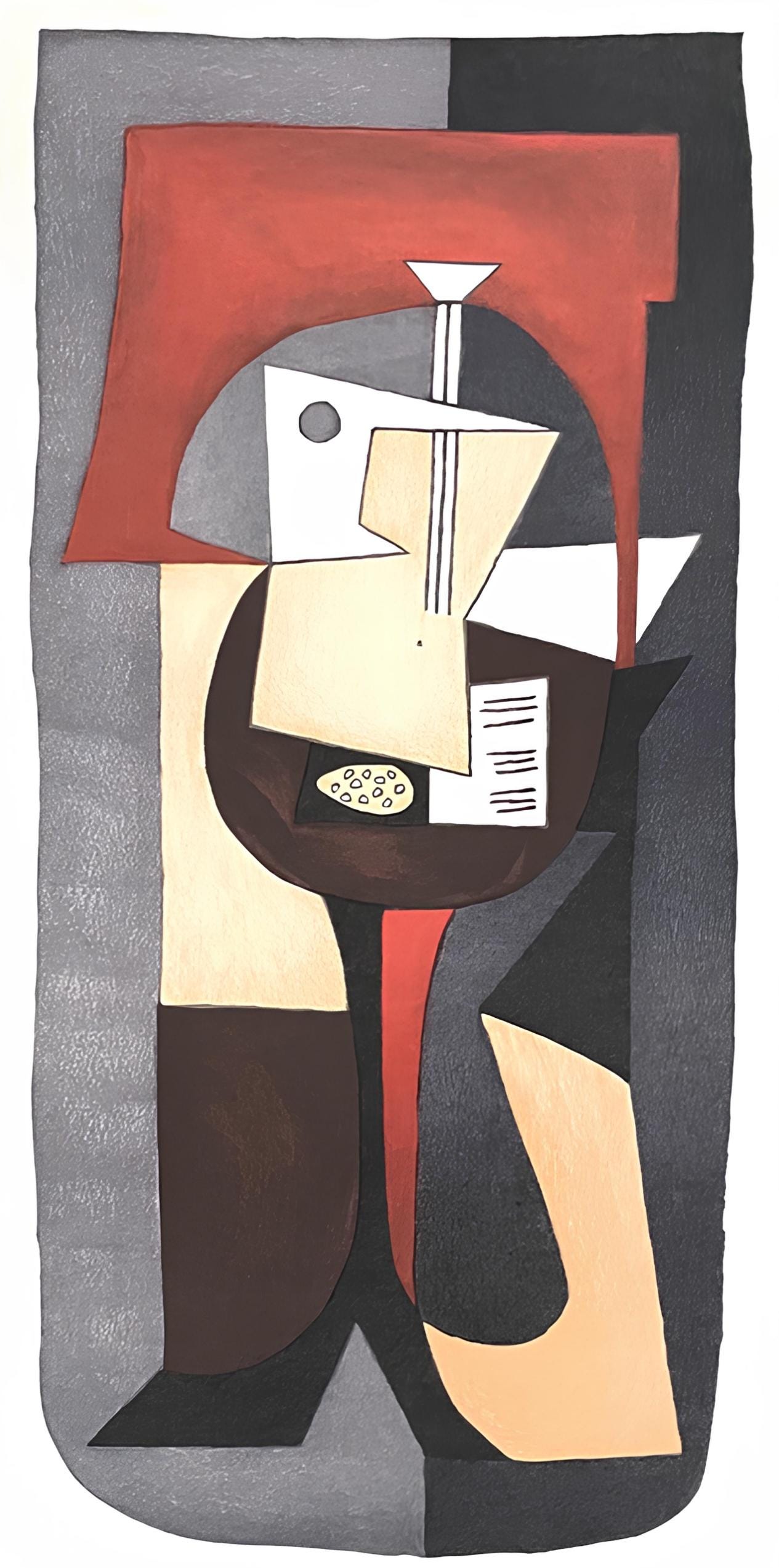 Pablo Picasso, Guitare et Partition, Marina Picasso Collection, Official Limited Edition Lithograph