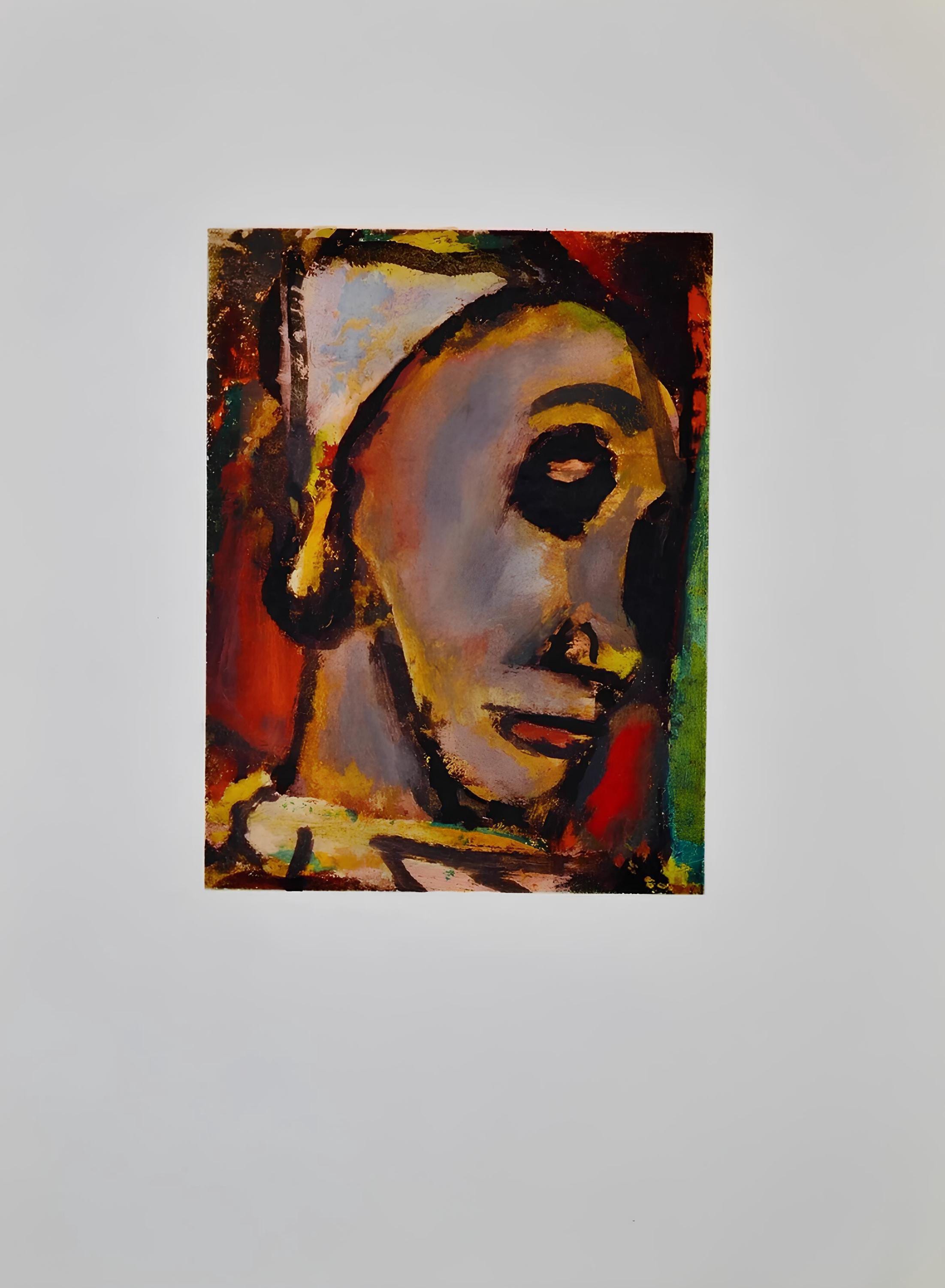 Georges Rouault, Composition, Visages, dix études de l'Atelier reproduites en fac-similés, Limited Edition Lithograph