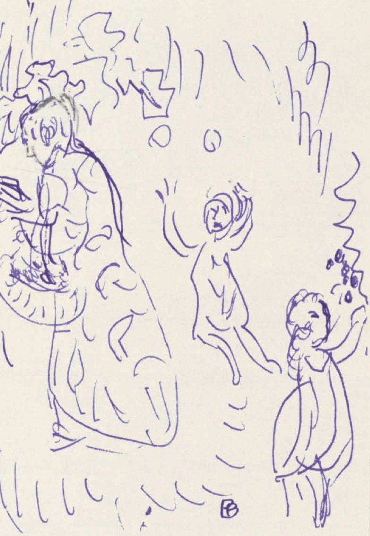 Pierre Bonnard, Composition (Terrasse 54), Pierre Bonnard Correspondences, Limited Edition Lithograph