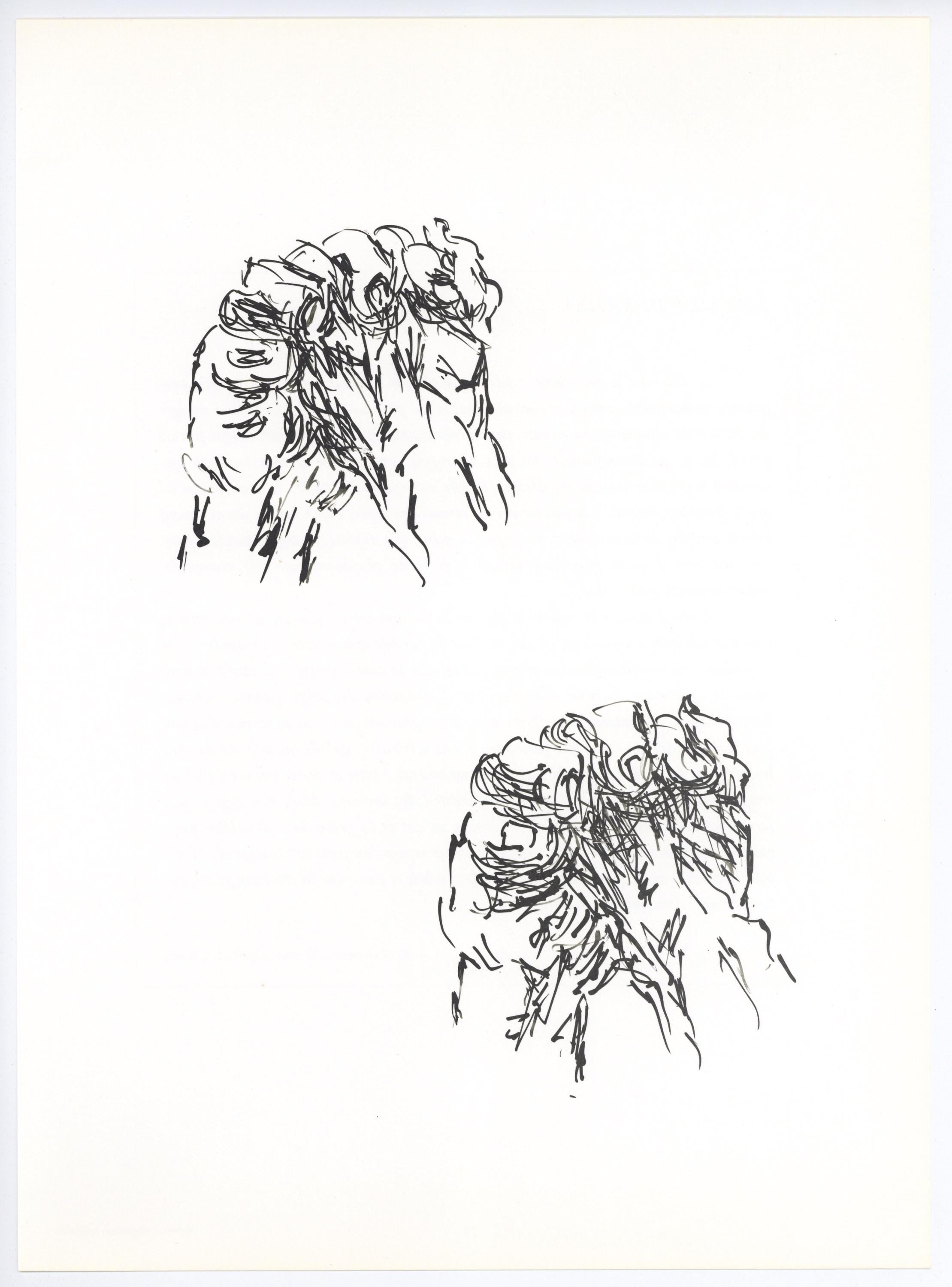 Jean Bazaine, Composition, Hommage à Aimé et Marguerite Maeght, Derrière le miroir, Limited Edition Lithograph