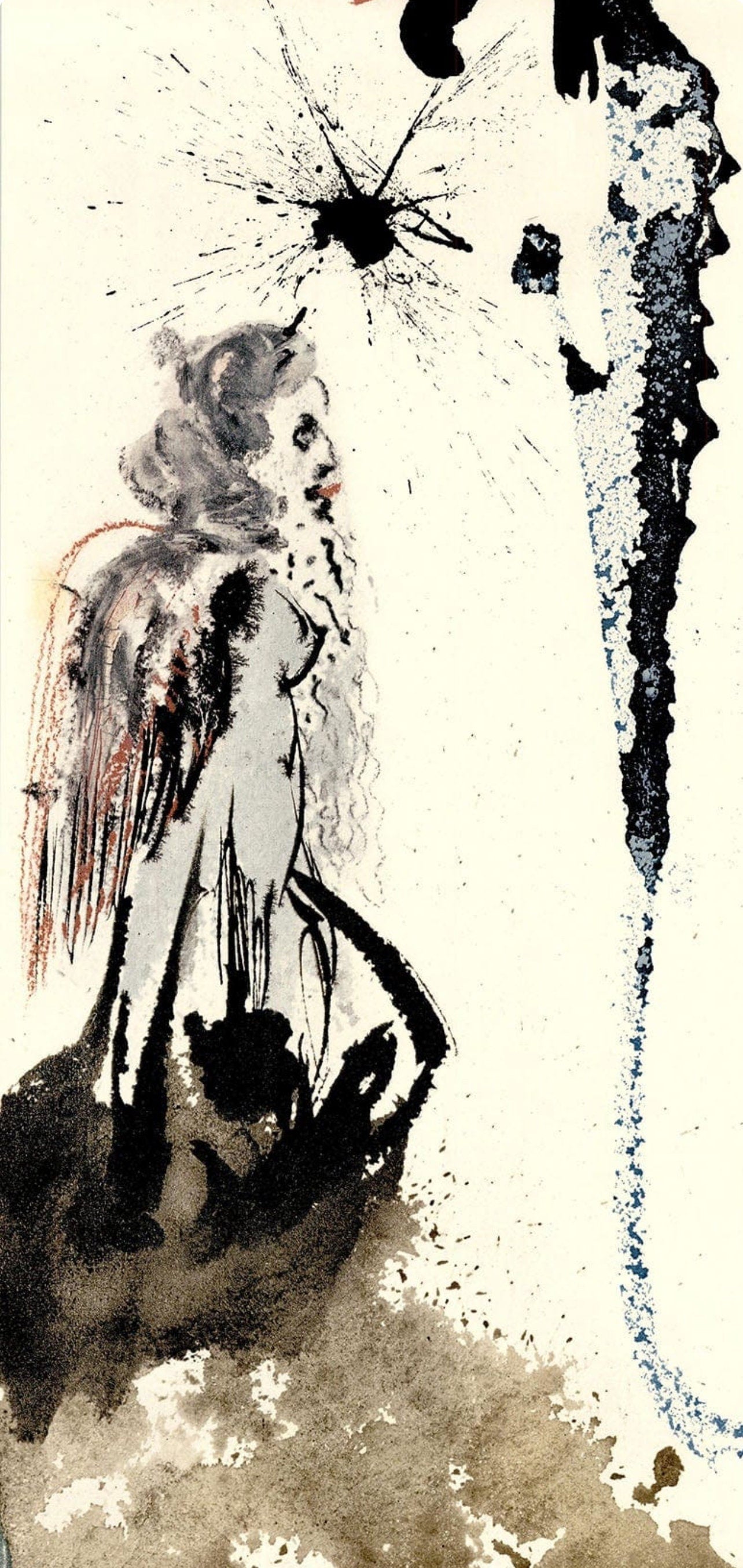 Salvador Dali, Composition (Michler/Löpsinger 1600; Field 69-3), Biblia Sacra, Limited Edition Lithograph