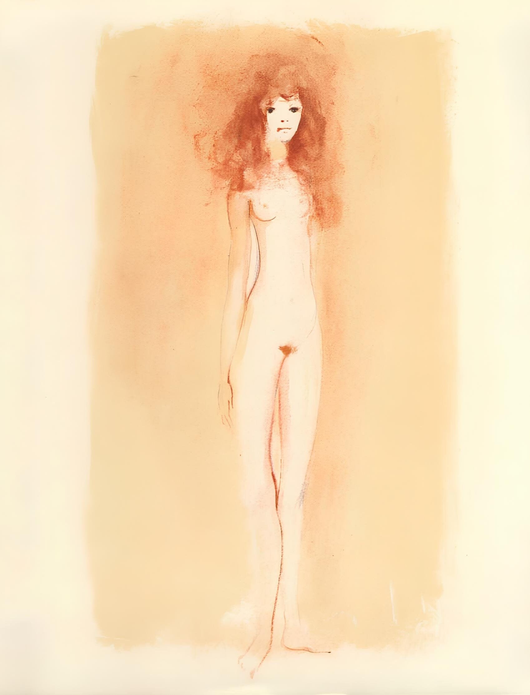 Léonor Fini, Composition, Parallèlement, Limited Edition Lithograph
