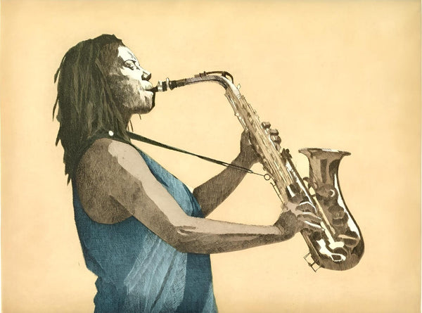 Dean Mitchell, Bathed in Light, Music, Deep Rivers in My Soul, Limited Edition Etching