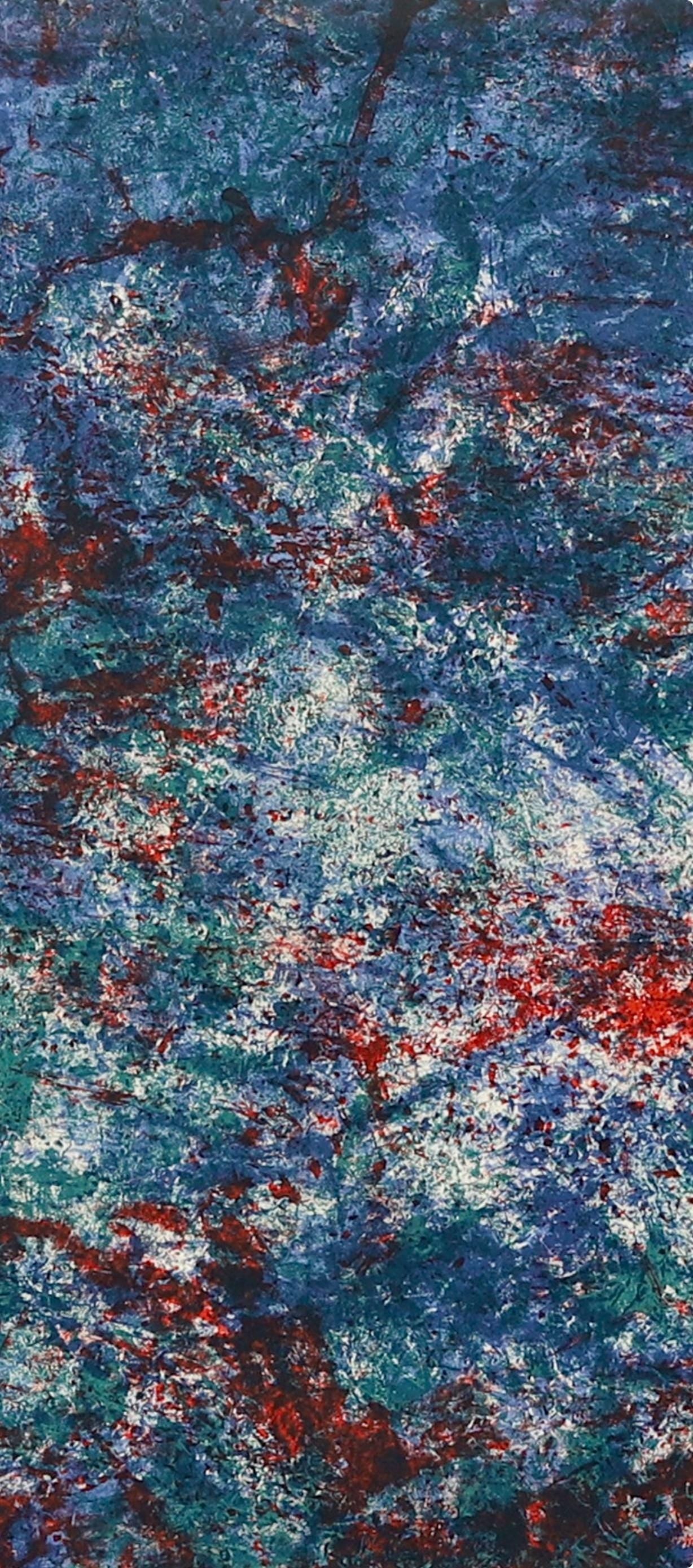 François Fiedler, Composition, Hommage à Aimé et Marguerite Maeght, Derrière le miroir, Limited Edition Lithograph
