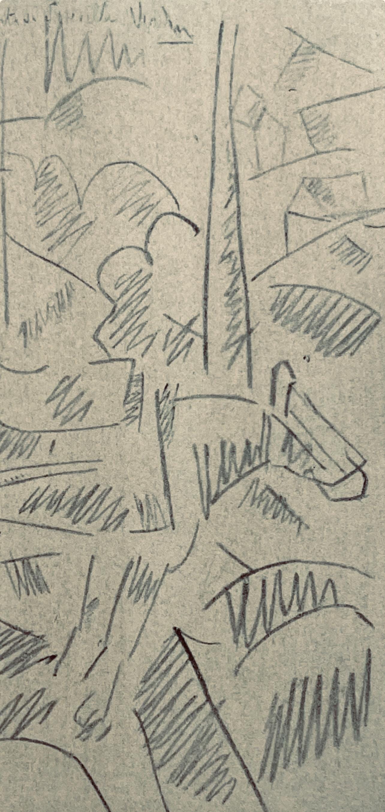 Fernand Léger, Sur La Route De Souville, Fernand Léger, Dessins de Guerre, Limited Edition Lithograph