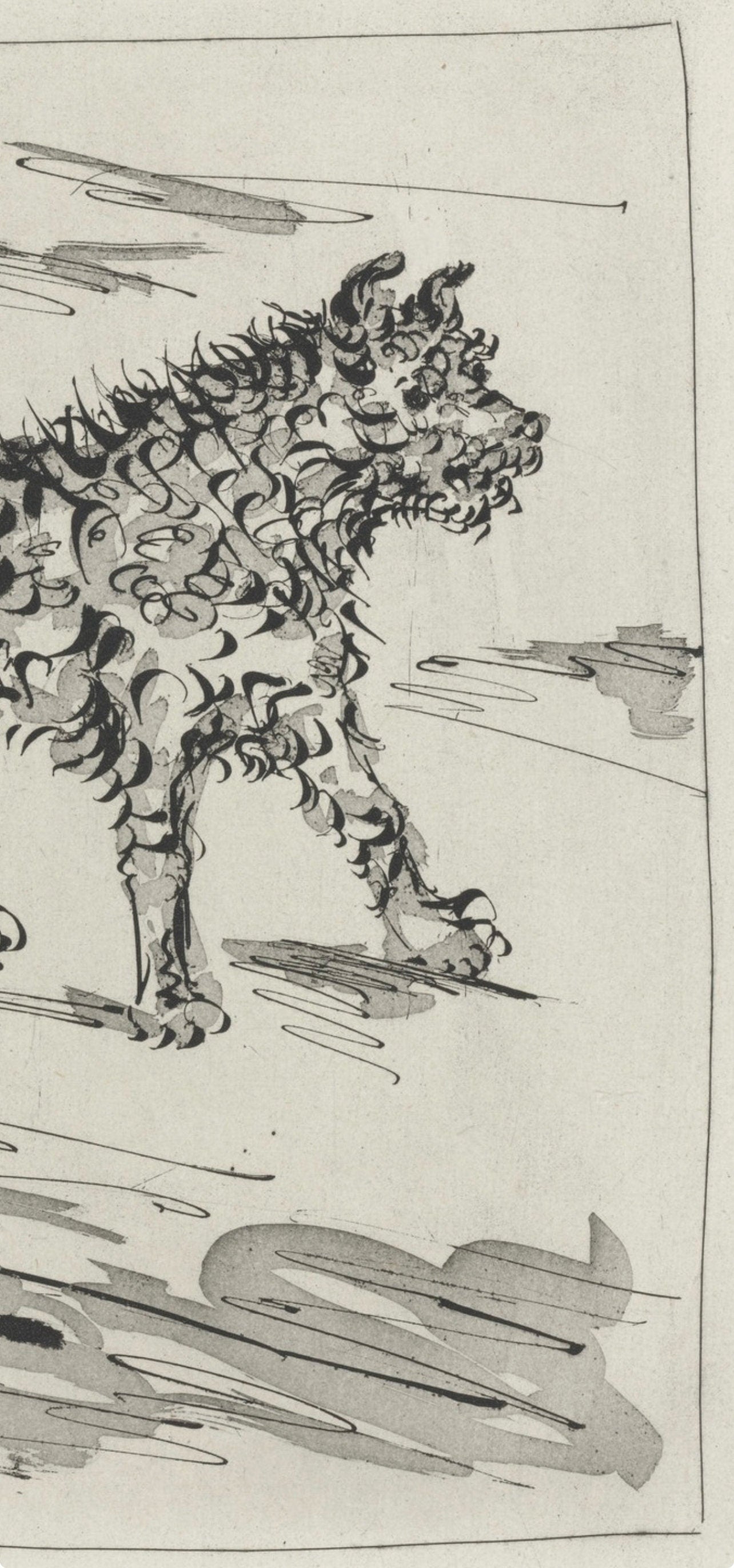 Pablo Picasso, Le Chien, Histoire naturelle, Limited Edition Lithograph