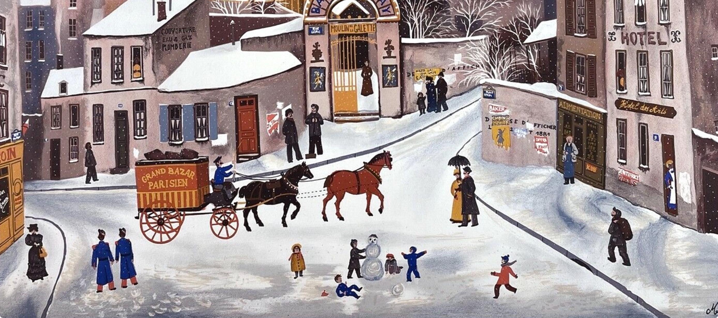 Michel Delacroix, Moulin de la Galette, Limited Edition Lithograph