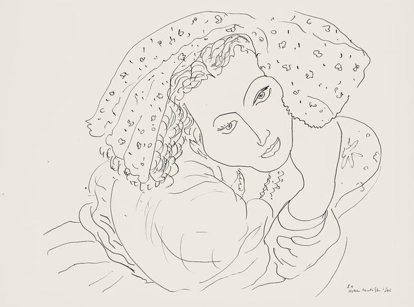 Henri Matisse, Série I, var. 4 (Duthuit 9), Henri Matisse, Dessins, Thèmes et variations, Limited Edition Lithograph