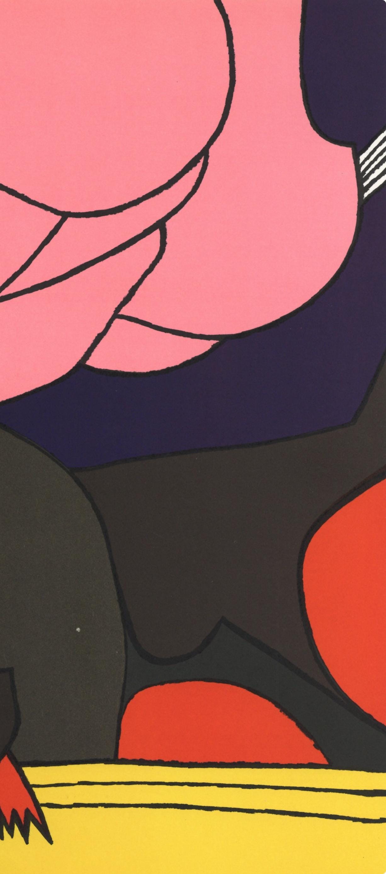 Joan Gardy-Artigas, Composition, Hommage à Aimé et Marguerite Maeght, Derrière le miroir, Limited Edition Lithograph